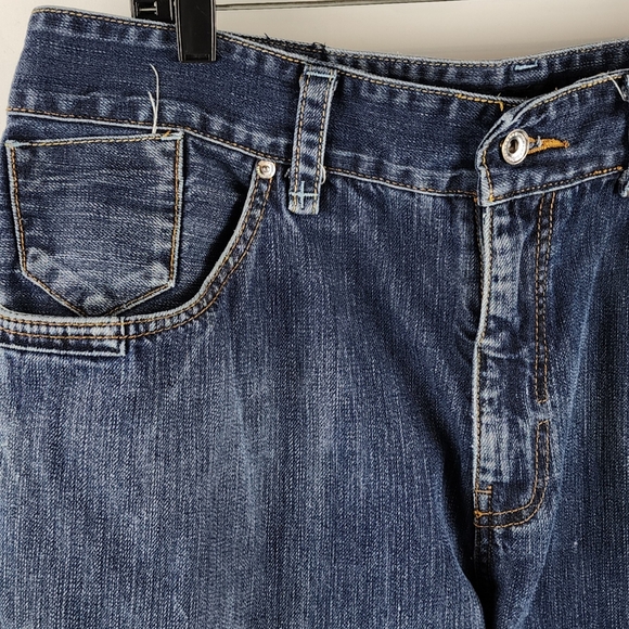 Rocawear Vintage Mens Regular Fit Baggy Blue Jeans Size 38x32 VTG 90s Hip Hop - Picture 3 of 12